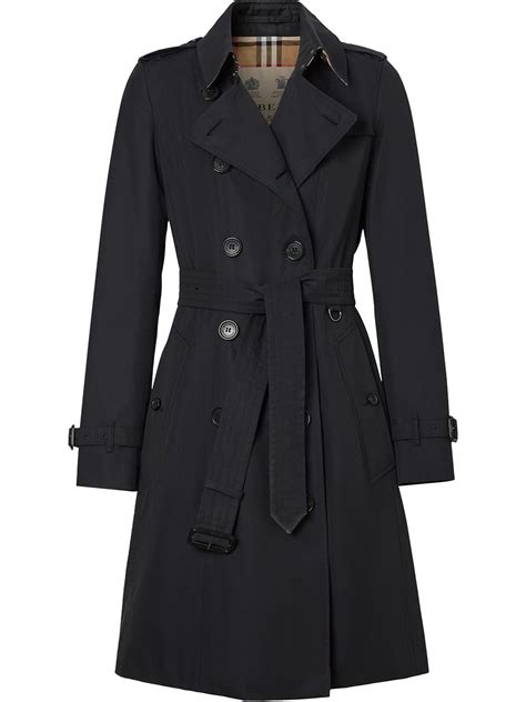 burberry trenchcoat damen schwarz sandringham|Burberry chelsea trench coat review.